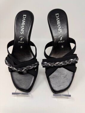 Damiani's Black Sandals